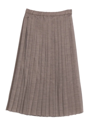 Antonelli Orvieto pleated skirt - Brown