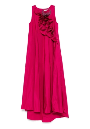 P.A.R.O.S.H. ruffled-detail maxi dress - Pink