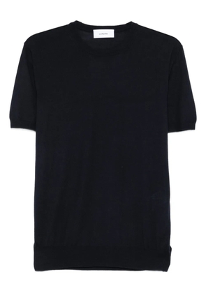 Lardini short-sleeve knitted T-shirt - Blue
