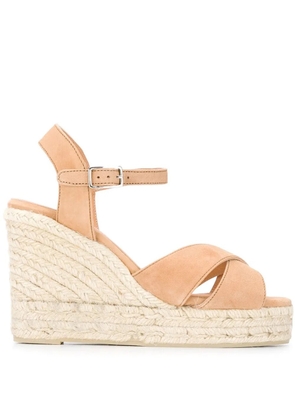 Castañer Blaudell wedge espadrilles - Neutrals