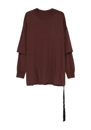 Rick Owens DRKSHDW layered long-sleeved T-shirt