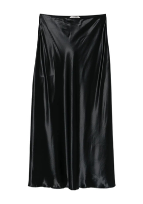 Alberta Ferretti satin skirt - Black