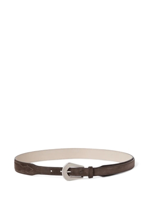 Brunello Cucinelli suede belt - Brown