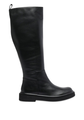 Paloma Barceló zip-detail calf leather boots - Black