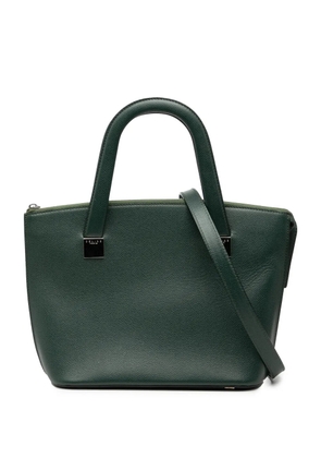 Celine Pre-Owned 1997 Grained Calfskin satchel - Green