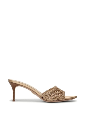 Veronica Beard Tia heeled sandals - Gold