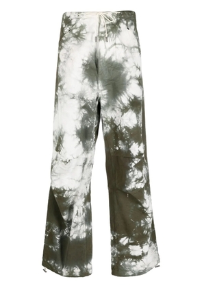DARKPARK tie-dye cargo trousers - Green