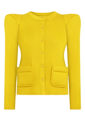 Melitta Baumeister pocket cardigan - Yellow
