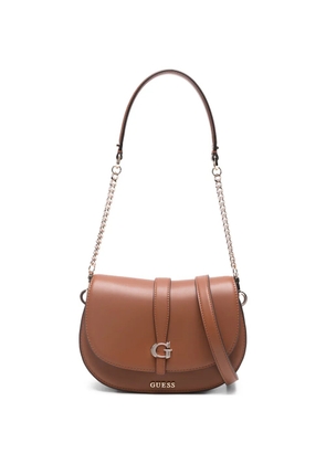 GUESS USA small Carrie shoulder bag - Brown