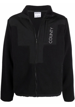 COUNTY OF MILAN lightweight zipped jacket - Black