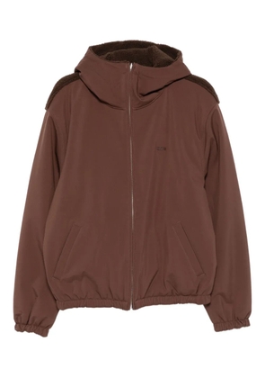 Arte Antwerp logo-embroidered jacket - Brown