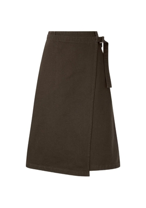 TOMBOY wrap skirt - Brown