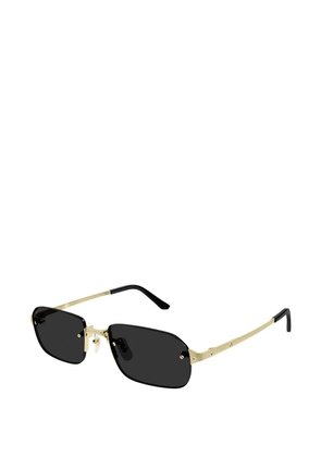 Cartier Eyewear Sandrol rectangular-frame sunglasses - Gold