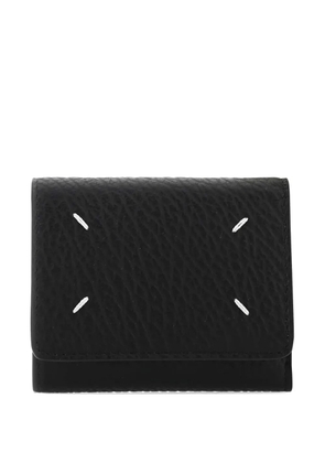 Maison Margiela leather tri-fold wallet - Black