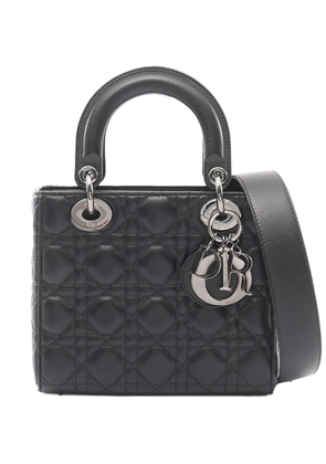 Christian Dior Pre-Owned 2010-2026 Small Lambskin Cannage My ABCDior Lady Dior satchel - Black