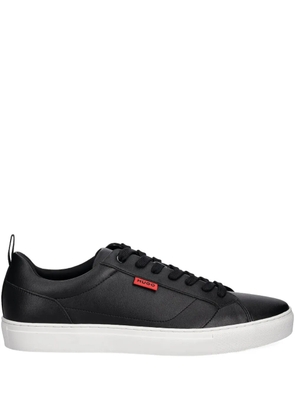HUGO Morrie lace-up leather sneakers - Black