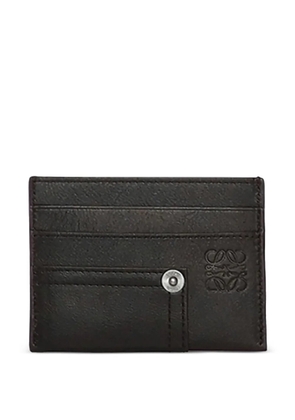 LOEWE Panta press-stud card holder - Brown