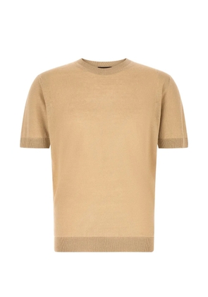 Zanone crew-neck short-sleeve T-shirt - Neutrals