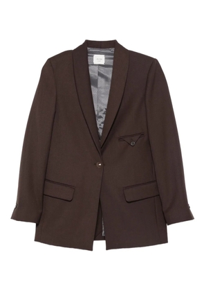 Alysi button blazer - Brown