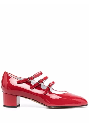 Carel Paris Kina patent-leather pumps - Red