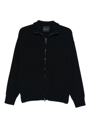 Roberto Collina zip Camionneur ML sweater - Blue
