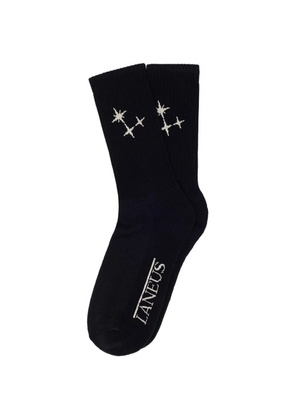 Laneus star-embellishment socks - Black