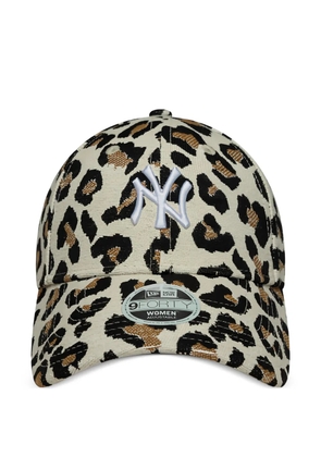 NEW ERA CAP 9Forty leopard-print baseball cap - Neutrals