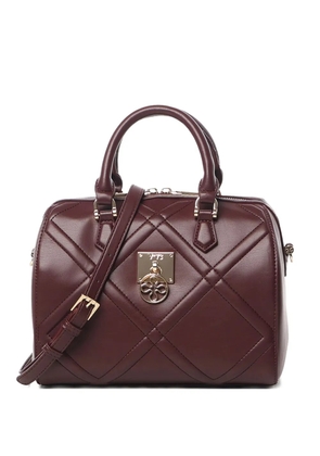 V°73 BRIDGET quilted-diamond tote bag - Red