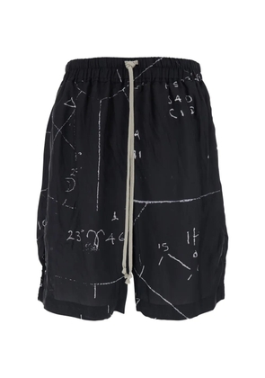 Rick Owens drawstring-fastening shorts - Black