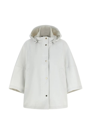 Moorer Florida removable-hood jacket - Neutrals
