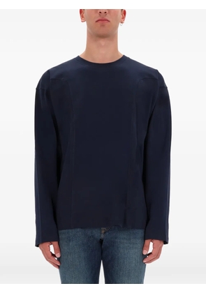 Diesel panelled long-sleeve T-shirt - Blue