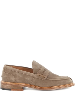 Tricker's suede loafers - Brown