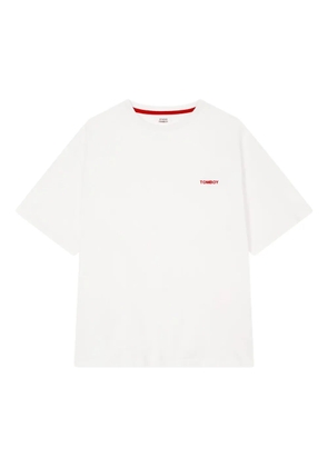 TOMBOY logo-print T-shirt - White