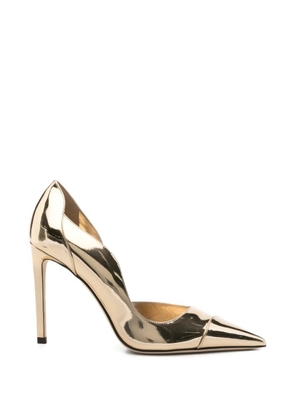 Jimmy Choo Brigitte pointed-toe pumps - Gold