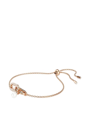 Swarovski Constella pearl-embellished chain bracelet - Pink