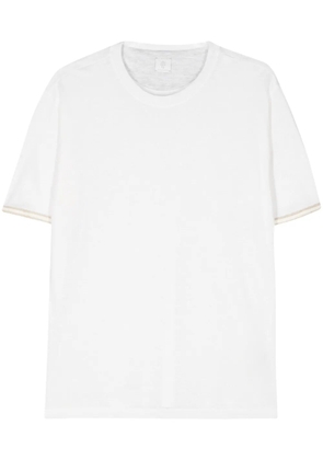 Eleventy contrast-trim T-shirt - Neutrals