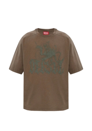 Diesel T-Jussi-A graphic T-shirt - Brown