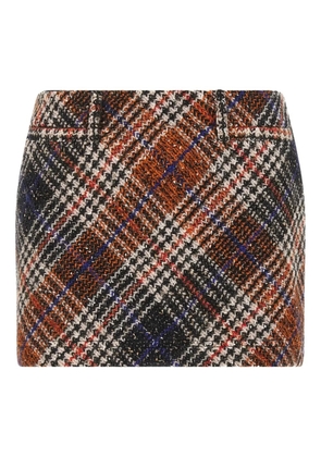 Missoni tweed mini skirt - Brown