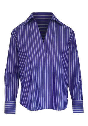 Vince striped long-sleeve shirt - Blue