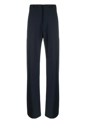 Givenchy straight-leg wool-blend trousers - Blue
