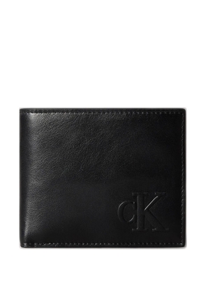 Calvin Klein logo-detail leather wallet - Black