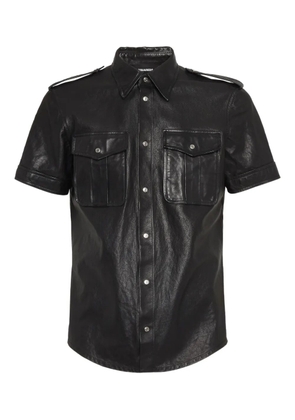 DSQUARED2 leather shirt - Black