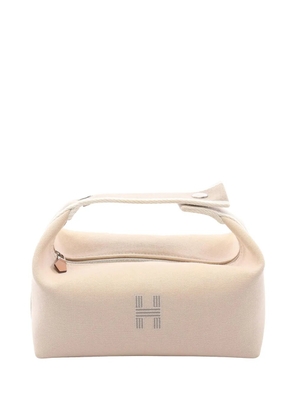 Hermès Pre-Owned 2010-2026 Small Toile Bride A Brac Case vanity bag - Brown