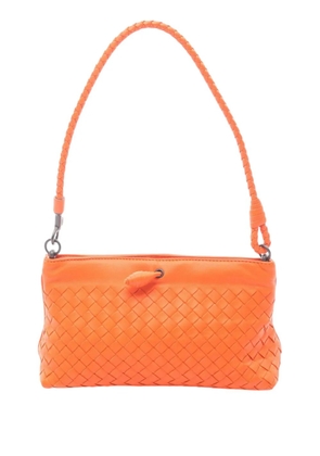 Bottega Veneta Pre-Owned 2012-2026 Leather Intrecciato shoulder bag - Orange