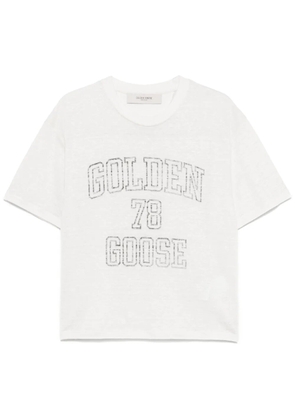 Golden Goose logo-print T-shirt - White
