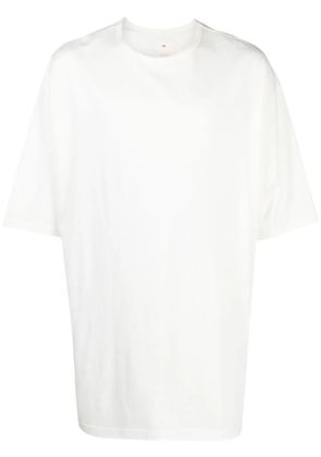 Y-3 logo-patch cotton T-shirt - White
