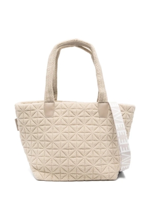VeeCollective medium Vee quilted tote bag - Neutrals