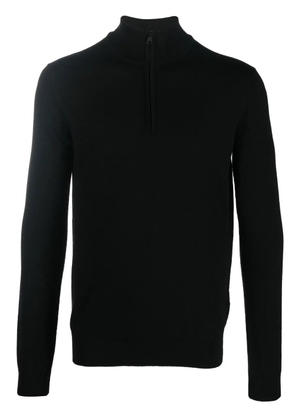 HUGO roll-neck virgin wool jumper - Black