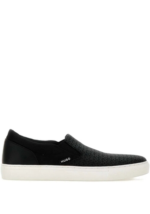 HUGO logo-print sneakers - Black