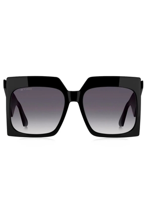 ETRO Tailoring oversize-frame sunglasses - Black